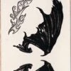 Flügel Tattoo Demon Wings -Halloween Kostüme 16722 Fluegel Tattoo Demon Wings Temporary Tattoo Tribal