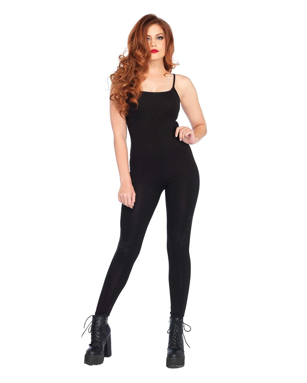 Basic Catsuit Schwarz Mit Dünnen Trägern 3 Basic Catsuit Schwarz Mit Dünnen Trägern