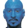 Glatzenfolie Blau 2 Glatzenfolie Blau -Halloween Kostüme blaue glatzenfolie alien glatzenfolie glatzenfolie aus latexe glatze schminken 19533