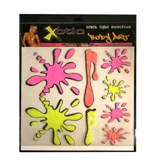 Body Art Tattoo Set Farbklecks 4 Body Art Tattoo Set Farbklecks – Bild 2
