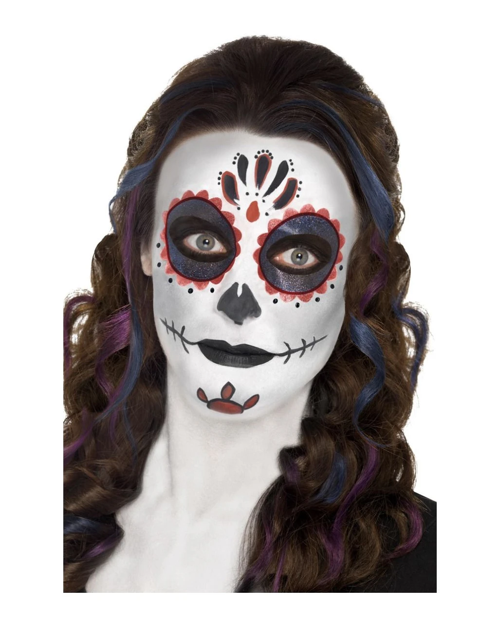 Day Of The Dead Schmink-Set 3 Day Of The Dead Schmink-Set
