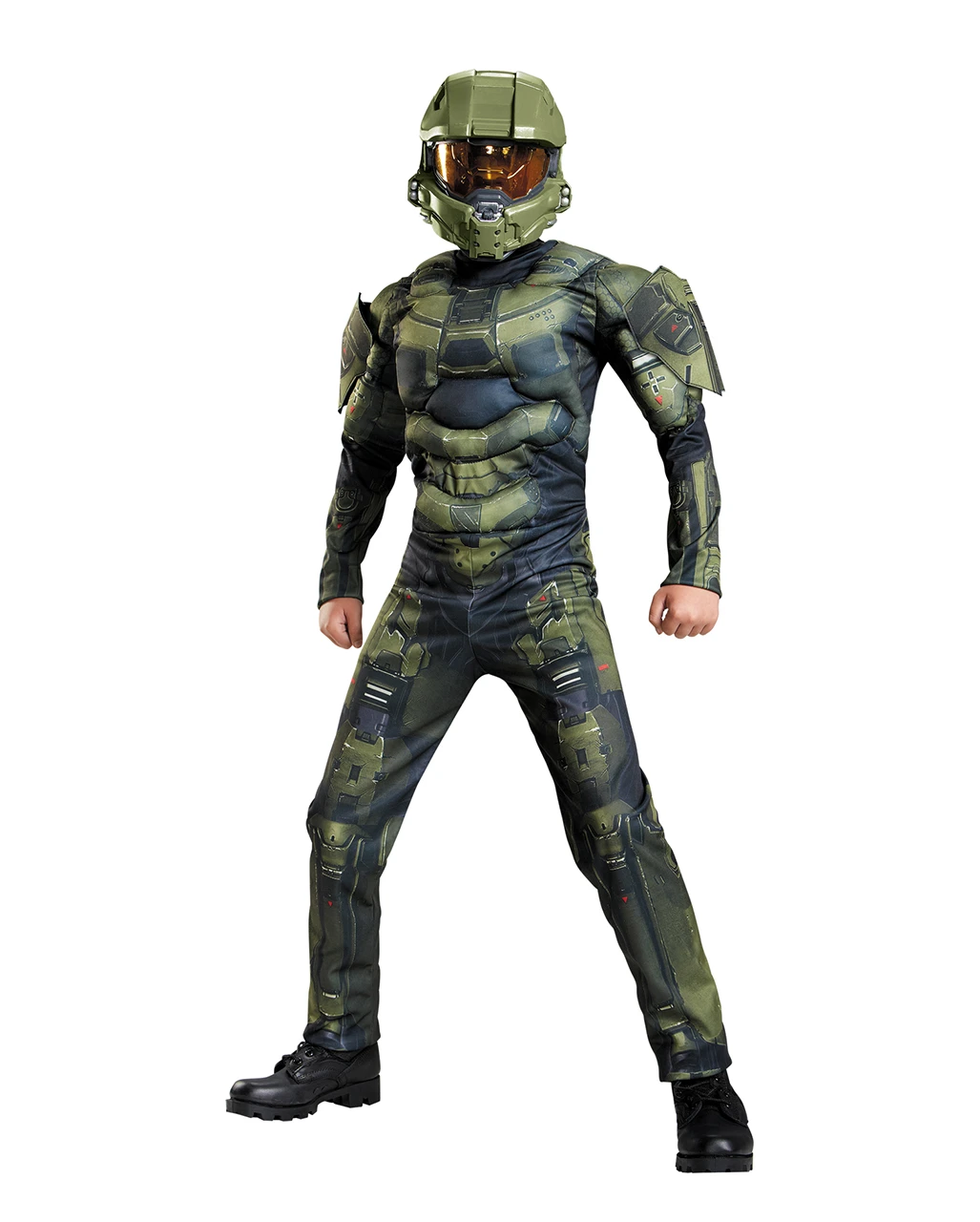 Halo Master Chief Kinder Muskelkostüm 3 Halo Master Chief Kinder Muskelkostüm
