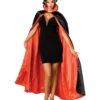 Dracula Vampir Umhang Satin -Halloween Kostüme dracula vampir umhang satin vampir umhang vampir kostuem 14303 2