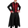 Edles Gothic Vampir Herren Kostüm -Halloween Kostüme edles gothic vampir herren kostuem noble gothic vampire men costume blutsauger dracula maenner kostuem 53376