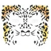 Face Tattoo Gepard 1 Face Tattoo Gepard -Halloween Kostüme face tattoo gepard gesichtstattoo zum aufkleben tier make up 37661 1