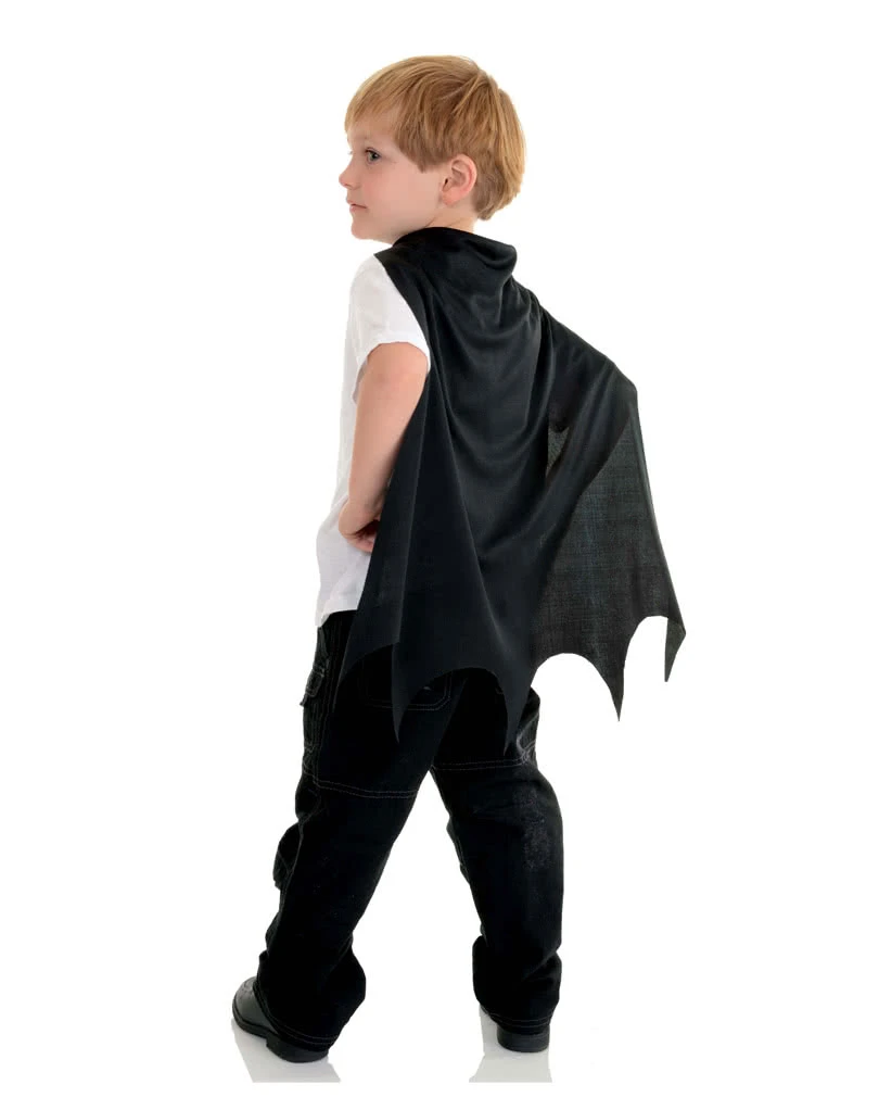 Fledermaus Kinder Cape Schwarz 3 Fledermaus Kinder Cape Schwarz