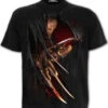 Freddy Claws - Elm Street - T-Shirt Black -Halloween Kostüme freddy claws elm street t shirt black freddy krueger nightmare on elm street shirt 53920