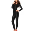 Glänzender Catsuit Schwarz 2 Glänzender Catsuit Schwarz -Halloween Kostüme glaenzender catsuit schwarz catwoman kostuem halloween schwarzer kostuemanzug 36197