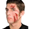 Glasscherben Wunde 3-teilig -Halloween Kostüme glasscherben latexwunde unfall wunde aus latex halloween glass attack wunde 10925