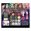 Glitzer Make-up Kit 28-tlg. 1 Glitzer Make-up Kit 28-tlg. -Halloween Kostüme glitzer make up kit 28 tlg glitter schminke fuer fasching colossal glitter party makeup kit 31070 2