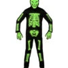 Glow In The Dark Neon Skelett 3D Kinderkostüm -Halloween Kostüme glow in the dark neon skelett 3d kinderkostuem uv neon gid skeleton child costume halloween kinderkostuem 52055 01