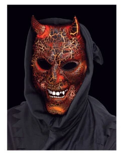 Glühende Teufelsmaske Mit Lichteffekt -Halloween Kostüme gluehende teufelsmaske mit licht und sound devil maske fuer halloween smoldering fx devil mask 31144 2