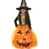 Leuchtendes Pumpkin Prinzessin Kinder Kostüm -Halloween Kostüme leuchtendes pumpkin prinzessin kinder kostuem light up pumpkin princess child costume 54001