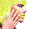 Neon Airbrush Fingernägel Neon Gelb -Halloween Kostüme neon airbrush fingernaegel neon gelb neon fingernails neon yellow falsche fingernaegel 36696 01 2