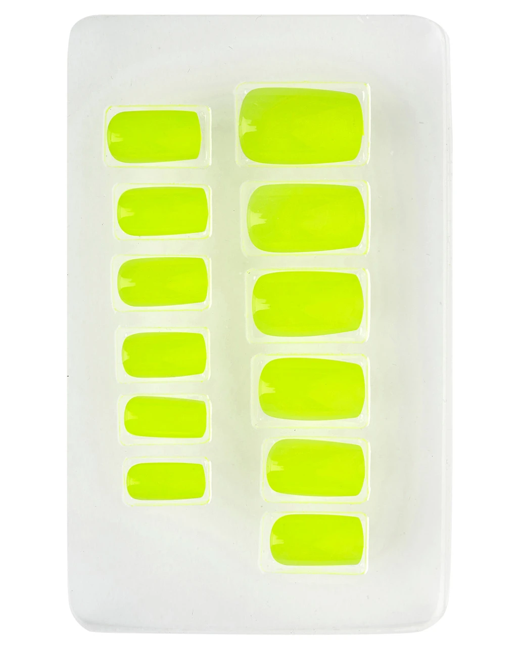 Neon Airbrush Fingernägel Neon Gelb 4 Neon Airbrush Fingernägel Neon Gelb – Bild 2