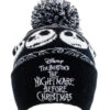 Nightmare Before Christmas Basic Snow Beanie -Halloween Kostüme nightmare before christmas basic snow beanie mit bommel nightmare before christmas fanartikel jack skellington fanartikel jack skellington merchandise 54452 4