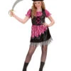Pink Fantasy Piratin Kinderkostüm -Halloween Kostüme pink fantasy piratin piratenkostuem seeraeuberbraut buccaneer costume 20187 01