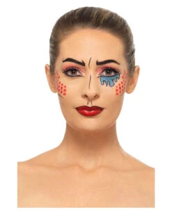 Pop Art Make Up Kit 11 Pop Art Make Up Kit -Halloween Kostüme pop art make up kit pop art schminkset fasching karnevalsschminke comic 35821 4