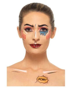 Pop Art Make Up Kit 12 Pop Art Make Up Kit -Halloween Kostüme pop art make up kit pop art schminkset fasching karnevalsschminke comic 35821 5