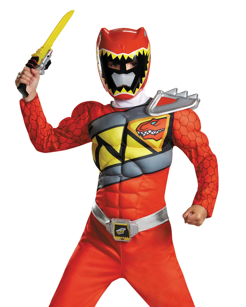 Power Ranger Red Ranger Dino Charge Muskelkostüm 3 Power Ranger Red Ranger Dino Charge Muskelkostüm
