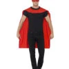 Roter Umhang Mit Augenmaske -Halloween Kostüme roter umhang mit augenmaske superhelden umhang red cape with eyemask 36632 01
