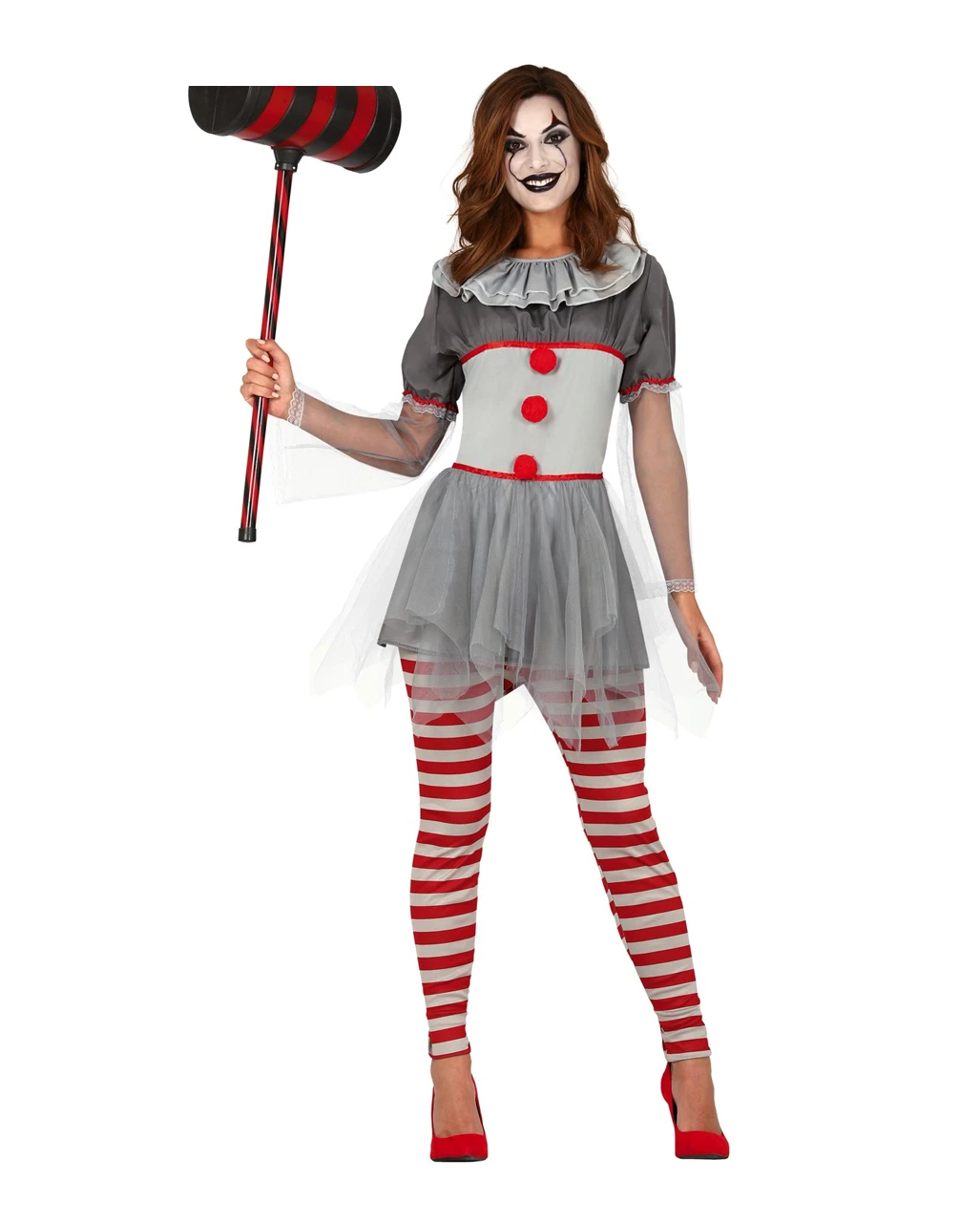 Sassy Clown Damen Kostüm Für Erwachsene 3 Sassy Clown Damen Kostüm Für Erwachsene