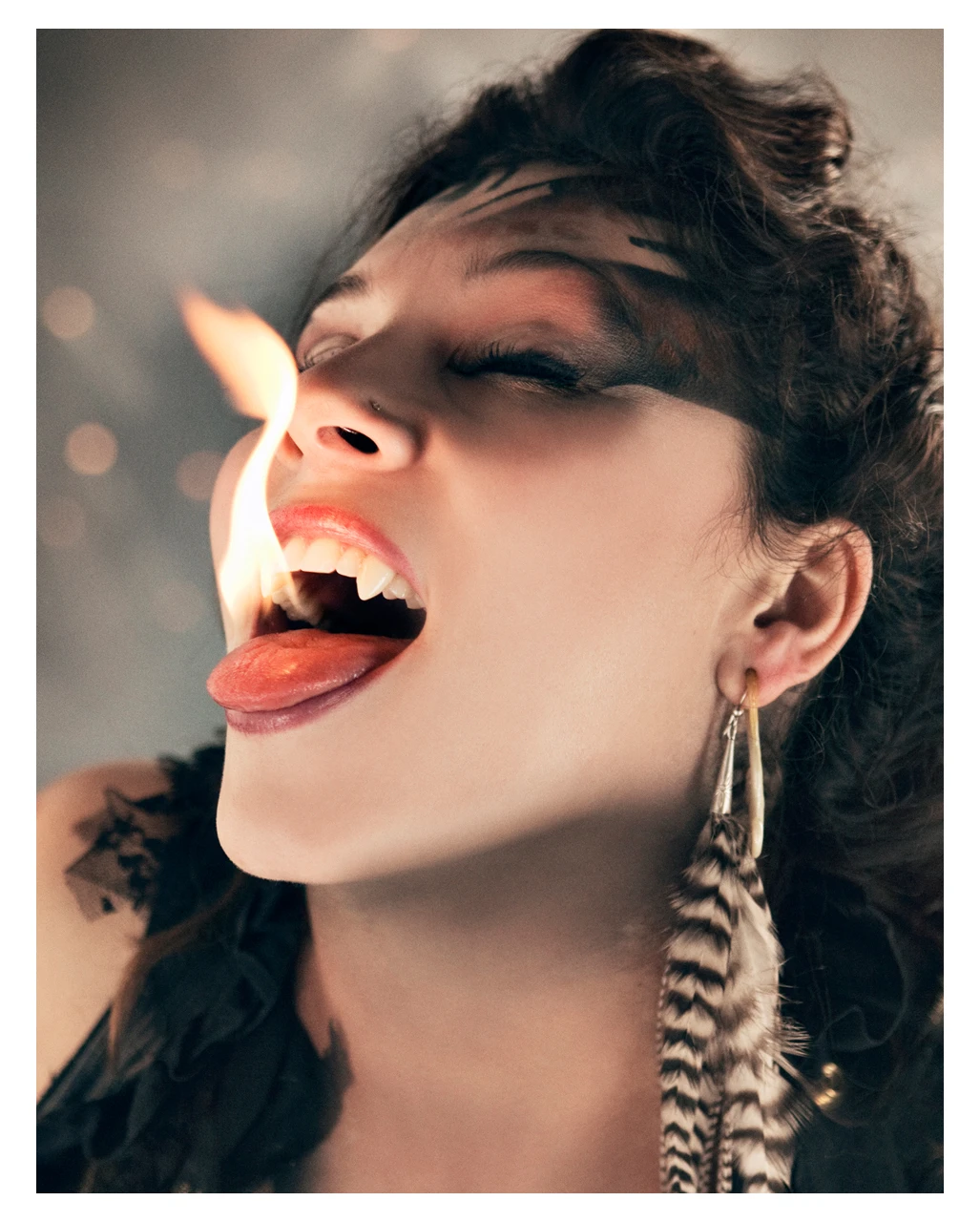 Scarecrow Lady Fangs Vampir Eckzähne 6 Scarecrow Lady Fangs Vampir Eckzähne – Bild 4