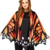 Schmetterlings Flügel Poncho Rot -Halloween Kostüme schmetterlings fluegel poncho rot 37568