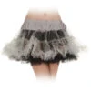 Schwarz-grauer Petticoat One Size -Halloween Kostüme schwarz grauer petticoat one size kostuem tutu als zubehoer fuer halloween und fasching tutu skirt 36318 1