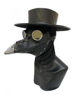 Schwarze Steampunk Pest Doktor Maske -Halloween Kostüme schwarze steampunk pest doktor maske black vintage pest doctor mask 50444 02