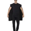 Schwarzer Umhang Mit Augenmaske 1 Schwarzer Umhang Mit Augenmaske -Halloween Kostüme schwarzerr umhang mit augenmaske superhelden umhang black cape with eyemask 36633 02