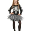 Skelett Ballerina Mit Tutu Kinderkostüm -Halloween Kostüme skelett ballerina mit tutu kinderkostuem skelett taenzerin maedchen verkleidung halloween kostuem skelett 36015