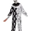 Skelett Horror Clown Kostüm Mit Maske -Halloween Kostüme skelett horror clown kostuem mit maske skele klown adult costume with mask killerclown halloween anzug 54233