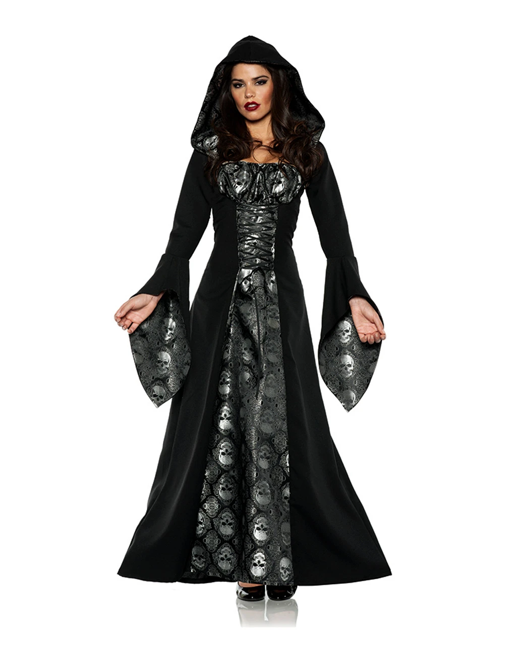 Skull Mistress Magierin Damenkostüm 3 Skull Mistress Magierin Damenkostüm