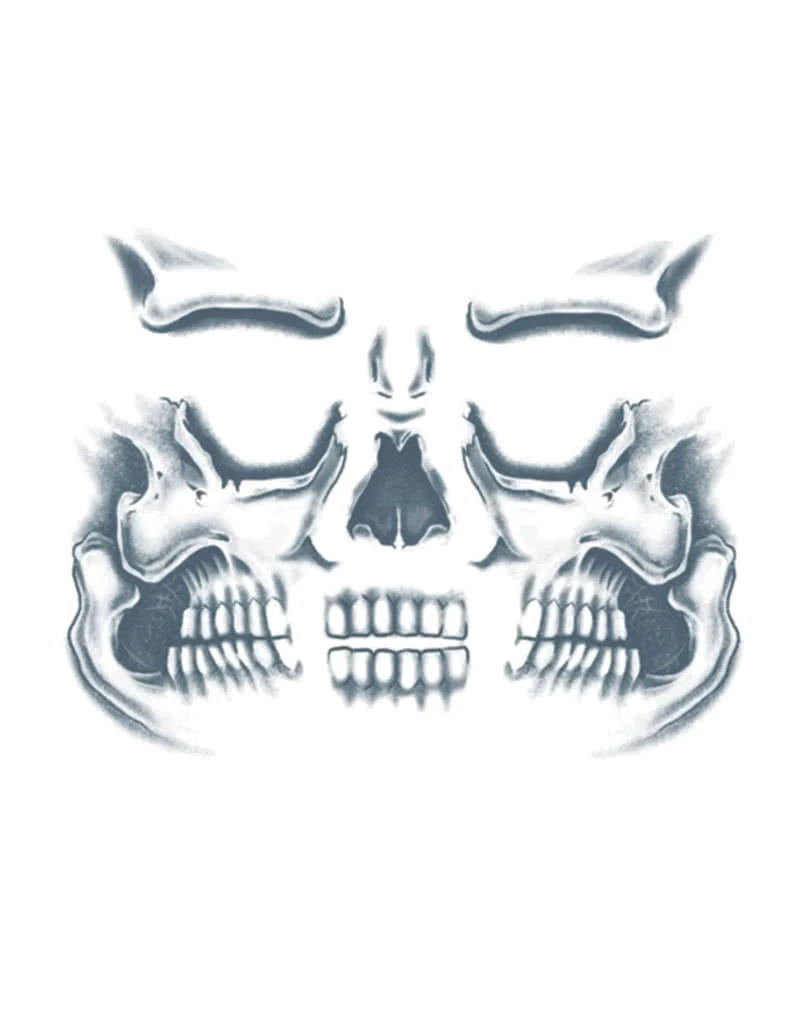 Skull Face Tattoo 3 Skull Face Tattoo