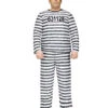 Sträfling Kostüm Jailbird XL -Halloween Kostüme straeflingskostuem haeftlingskostuem gefangenen kostuem jailbird costuem halloween costumes bild1