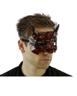 Teuflische Goblin Maske Mit Hörner -Halloween Kostüme teuflische goblin maske mit hoerner devilish goblin mask with horns halloween masken kaufen 50469 03