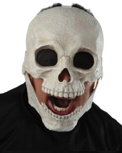 Skull Maske Mit Beweglichem Kiefer -Halloween Kostüme totenschaedel maske skull halbmaske mit beweglichem kiefer halloween und horror 39619 2