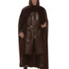Umhang Im Wildleder-Look Braun -Halloween Kostüme umhang im wildleder look braun mittelalter kostuem fuer liverollenspiele 25106 2