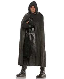 Umhang Im Wildleder-Look Schwarz