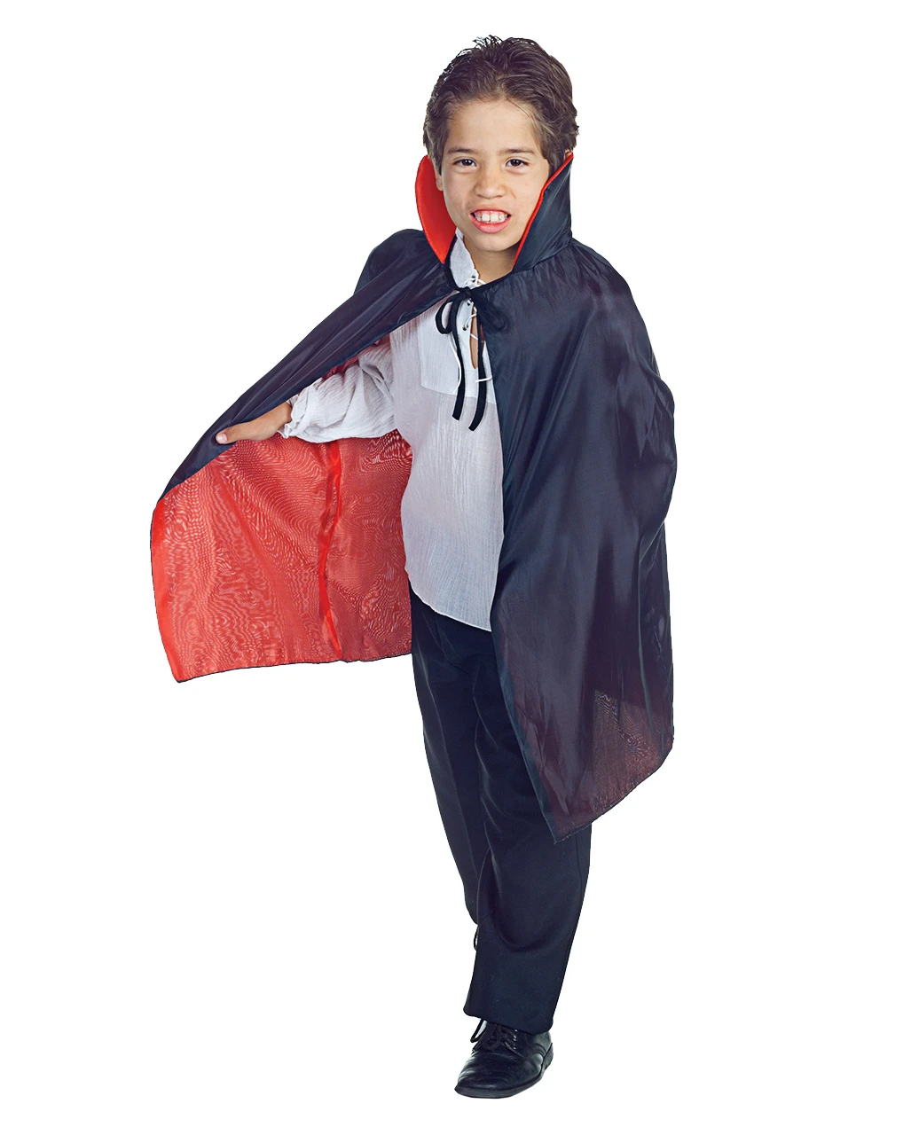 Vampir Kinderumhang Schwarz-rot 3 Vampir Kinderumhang Schwarz-rot