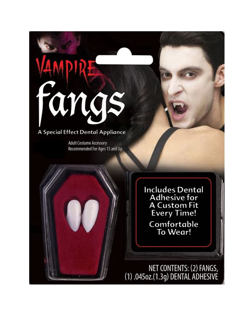 Vampir Zähne Economy 4 Vampir Zähne Economy – Bild 2