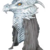 Ancient Drachenmaske Weiß -Halloween Kostüme weisse drachenmaske white dragon mask fantasy drachen maske drachen dekoration 13378