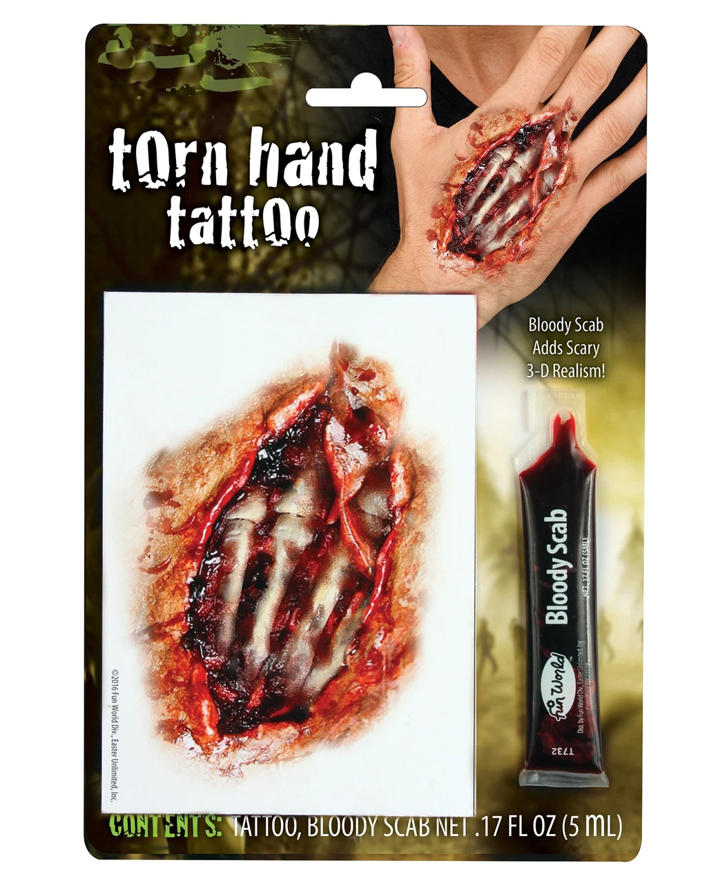 Zombie Hand Tattoo Mit Filmblut 3 Zombie Hand Tattoo Mit Filmblut