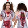 Zombie Nurse T-Shirt 1 Zombie Nurse T-Shirt -Halloween Kostüme zombie nurse tshirt irre krankenschwester kostuem blutige arzthelferin verkleidung fuer halloween 28697